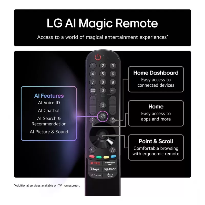 LG OLED evo AI 48 colių C5 4K išmanusis televizorius