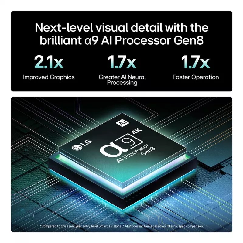 LG OLED evo AI 48 colių C5 4K išmanusis televizorius