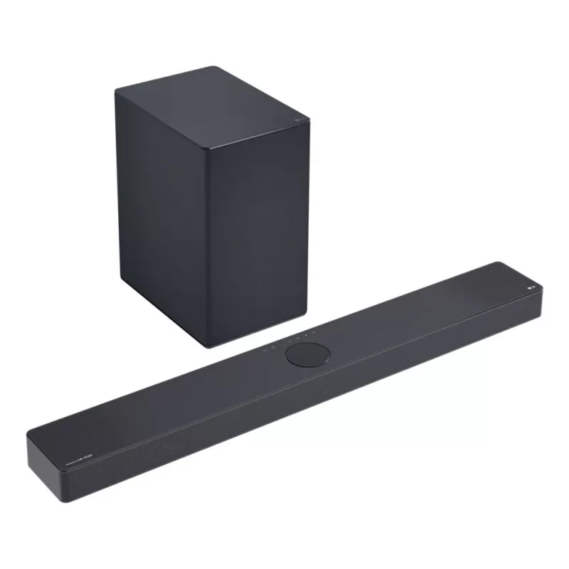 LG DSC9S garso juosta su belaidžiu žemų dažnių garsiakalbiu, Dolby Atmos, 3.1 kanalų, 400 W