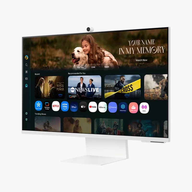 Samsung M8 M80F monitorius 81,3 cm (32 colių) 3840 x 2160 pikselių 4K Ultra HD LCD Baltas