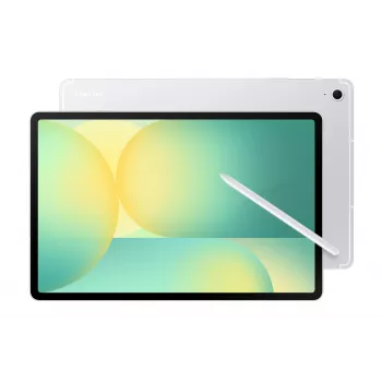 Samsung Galaxy Tab S10 FE+ 5G (33,3 cm / 13,1 colio), 2880 x 1800 pikselių, 128 GB, 8 GB, 2,6 GHz, sidabrinė