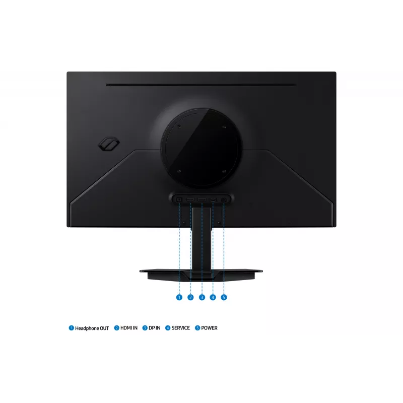 Samsung G50F monitorius 68,6 cm (27 colių) 2560 x 1440 pikselių Quad HD OLED juodas