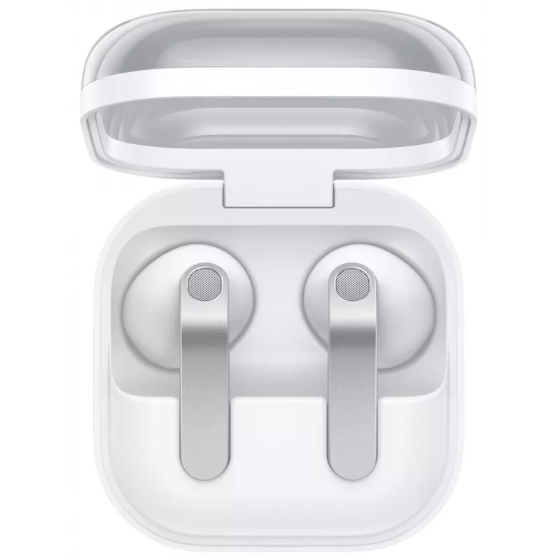 Samsung Galaxy Buds4 belaidės ausinės į ausį, skambučiams/muzikai, Bluetooth, baltos
