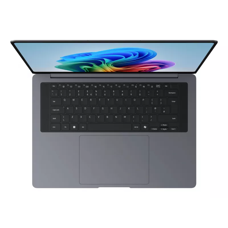 Samsung Galaxy Book6 Pro Copilot+ PC nešiojamas kompiuteris Intel Core Ultra 7 356H 40,6 cm (16 colių) jutiklinis ekranas WQXGA+ 32 GB LPDDR5x-SDRAM 1 TB SSD Wi-Fi 7 (802.11be) Windows 11 Home Pilka