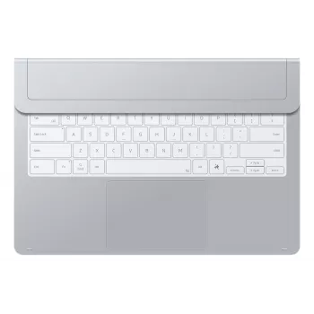 Samsung EF-DX935 klaviatūra QWERTZ vokiška Pogo Pin sidabrinė