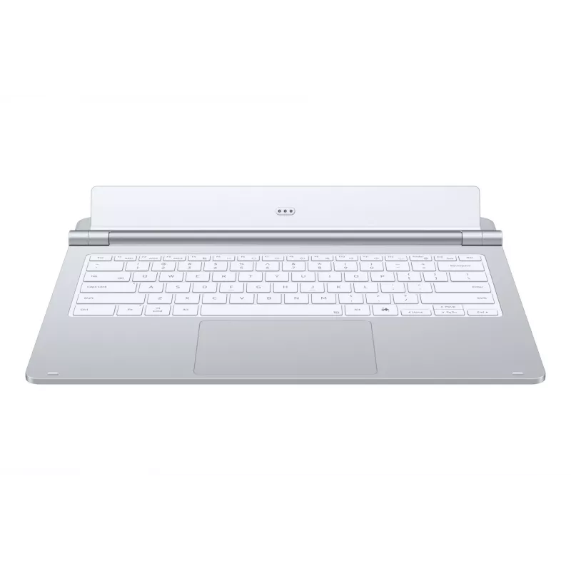 Samsung EF-DX935 klaviatūra QWERTZ vokiška Pogo Pin sidabrinė