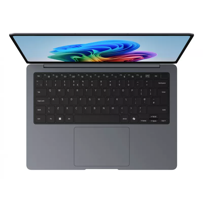 Samsung Galaxy Book6 Pro Copilot+ PC Intel Core Ultra 7 356H nešiojamas kompiuteris 35,6 cm (14 colių) jutiklinis ekranas WQXGA+ 32 GB LPDDR5x-SDRAM 512 GB SSD Wi-Fi 7 (802.11be) Windows 11 Pro pilka
