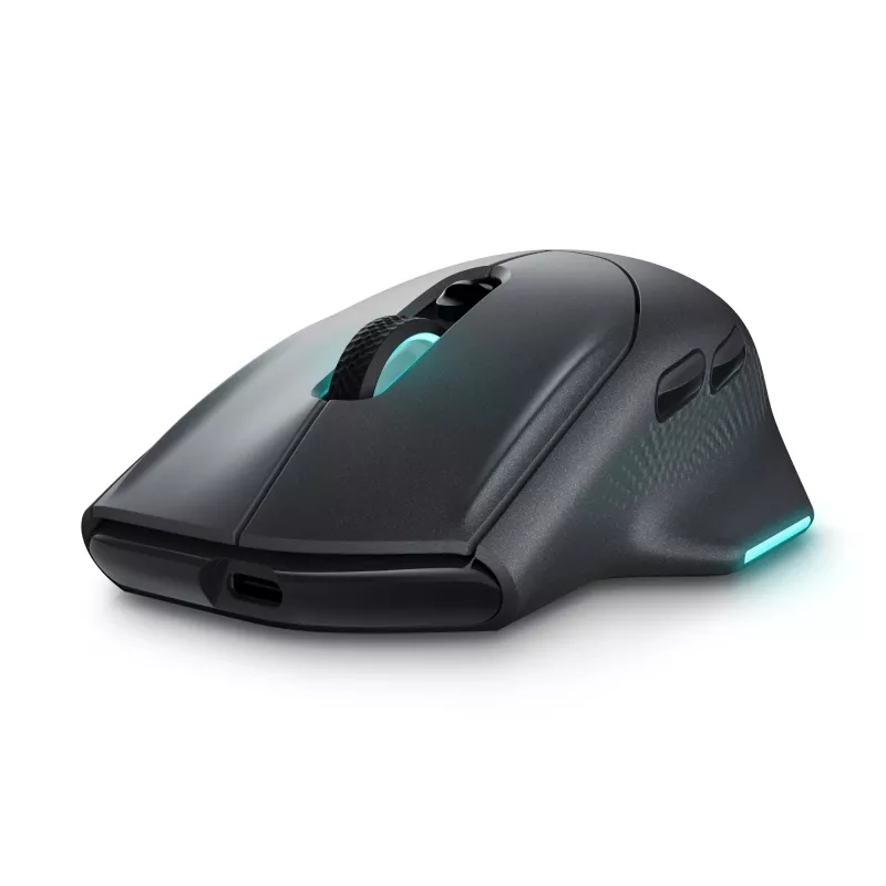 Alienware AW620M pelė žaidimams, dešinei rankai, belaidė RF + USB Type-C, optinė, 26000 DPI