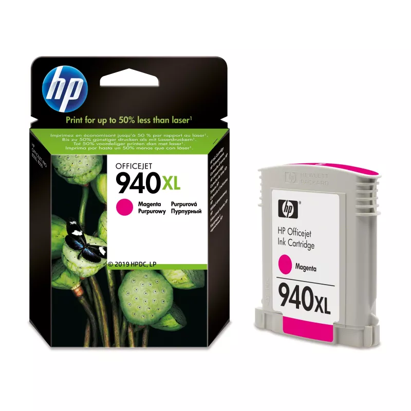 HP 940XL didelės talpos purpuriniai originalūs rašalo kasetė 1 vnt.