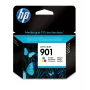 Originalus HP 901 trijų spalvų kasetė, standartinė talpa, cian, magenta, geltona, dažais pagrįstas rašalas, 9 ml, 1 vnt., 360 puslapių