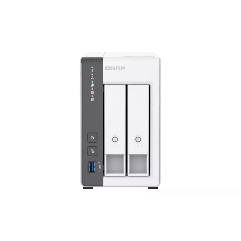 QNAP TS-216G NAS / talpyklos serveris, bokštas, Cortex-A55, 4 GB, HDD, balta