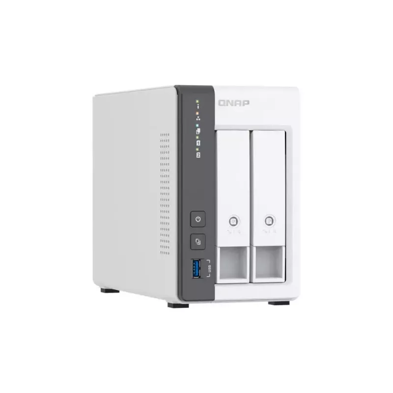 QNAP TS-216G NAS / talpyklos serveris, bokštas, Cortex-A55, 4 GB, HDD, balta