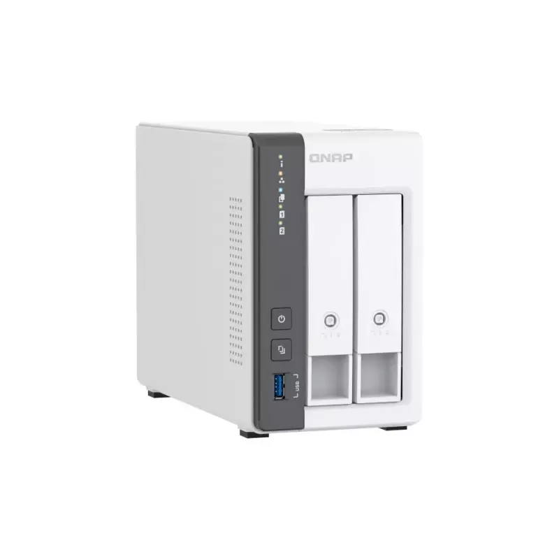 QNAP TS-216G NAS / talpyklos serveris, bokštas, Cortex-A55, 4 GB, HDD, balta