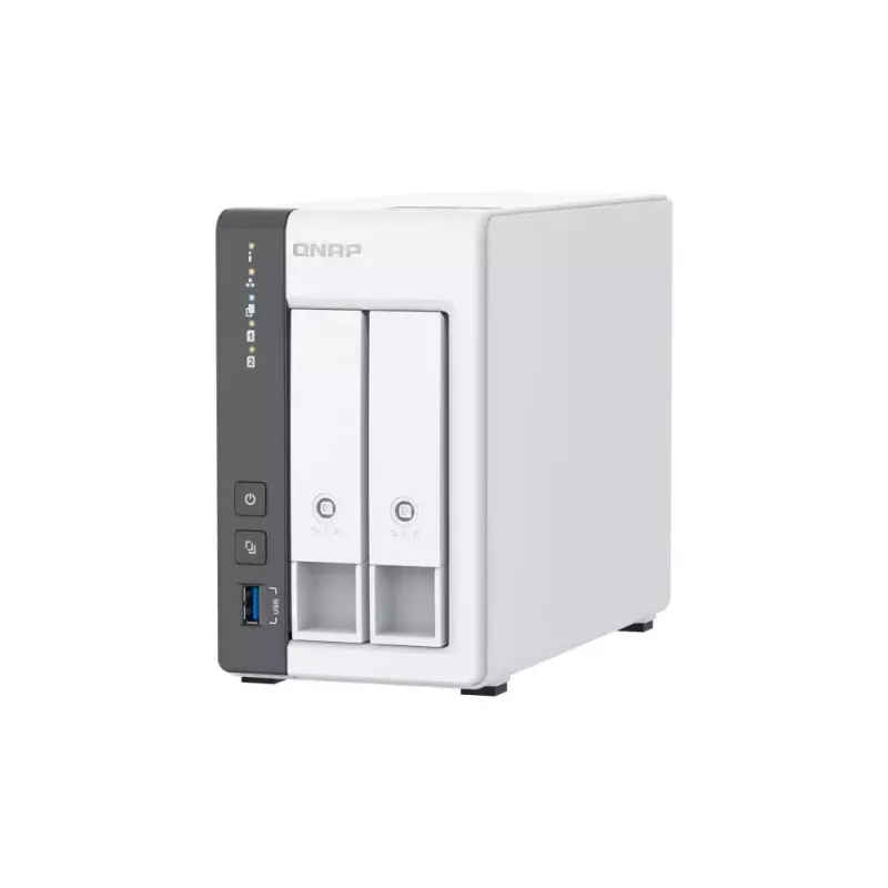 QNAP TS-216G NAS / talpyklos serveris, bokštas, Cortex-A55, 4 GB, HDD, balta