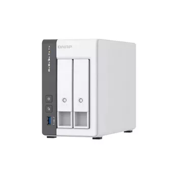 QNAP TS-216G NAS / talpyklos serveris, bokštas, Cortex-A55, 4 GB, HDD, balta