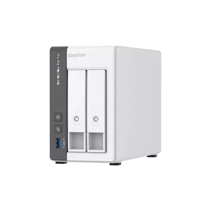 QNAP TS-216G NAS / talpyklos serveris, bokštas, Cortex-A55, 4 GB, HDD, balta