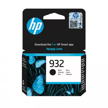 HP 932 original juodos spalvos rašalo kasetė, juoda, 1 vnt., 400 puslapių