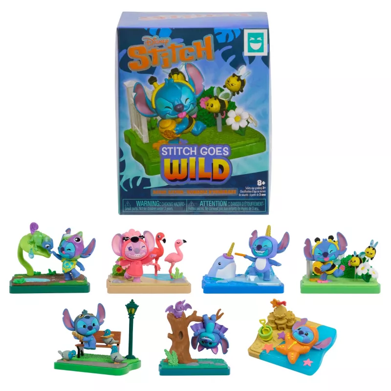 Just Play Happy Haul Stitch Goes Wild Kolekcinės Figūrėlės Blind Box