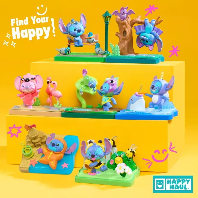 Just Play Happy Haul Stitch Goes Wild Kolekcinės Figūrėlės Blind Box