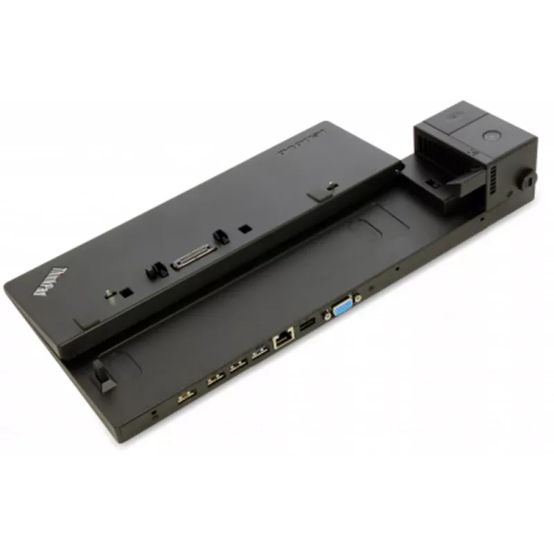 Lenovo 40A00065DK dokavimo stotelė / prievadų replikatorius, juoda