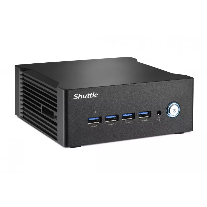 Shuttle Nano PC NT10H9, Intel Core Ultra 9 185H, Intel Arc grafika, 2xHDMI, 2xUSB 4.0 (DP), 2x2.5Gbit LAN, su VESA 24/7 nuolatiniam darbui