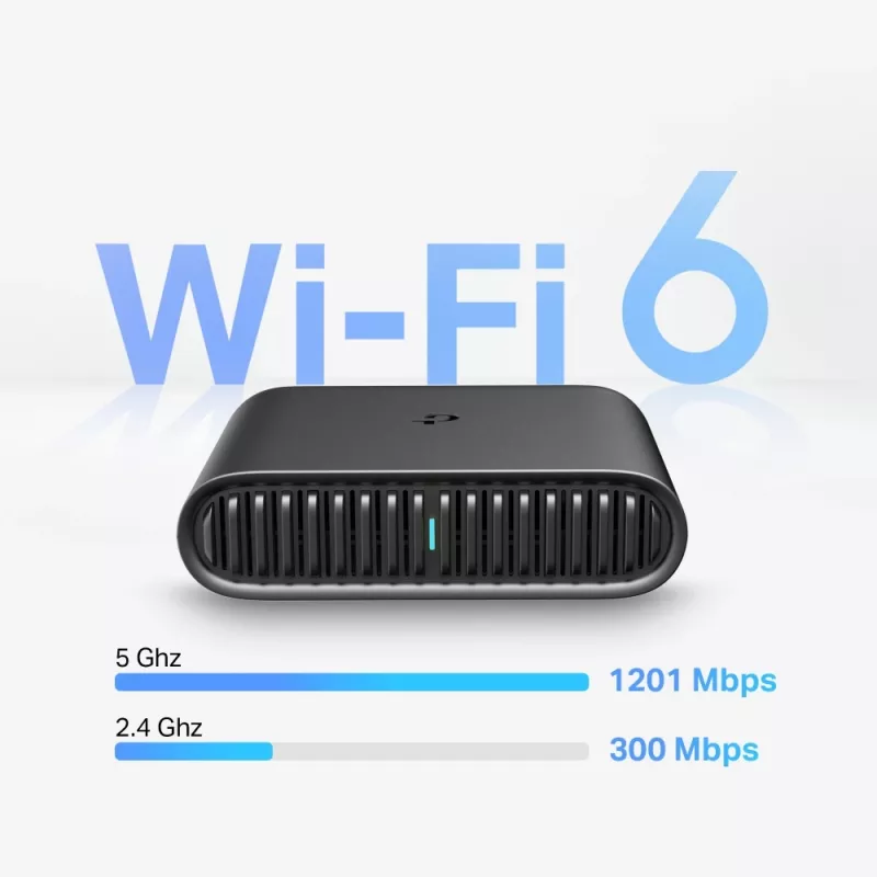 Nešiojamas maršrutizatorius TP-Link AX1500 Dviejų juostų Wi-Fi 6