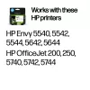 HP 62XL didelės talpos trijų spalvų originali kasetė, žydra, purpurinė, geltona, 1 vnt., 415 puslapių