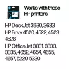 HP 302 Original Juodas rašalo kasetė, juoda, 1 vnt., 170 puslapių