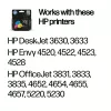 HP 302XL Didelės talpos trispalvis originalus rašalo kasetė, žydra, purpurinė, geltona, 1 vnt., 300 puslapių