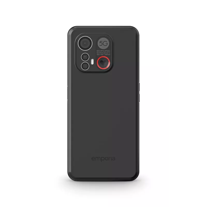 Emporia emporiaME6 16,7 cm (6,58 colio) viena SIM Android 13 5G USB Type-C 6 GB 128 GB 4900 mAh Juoda