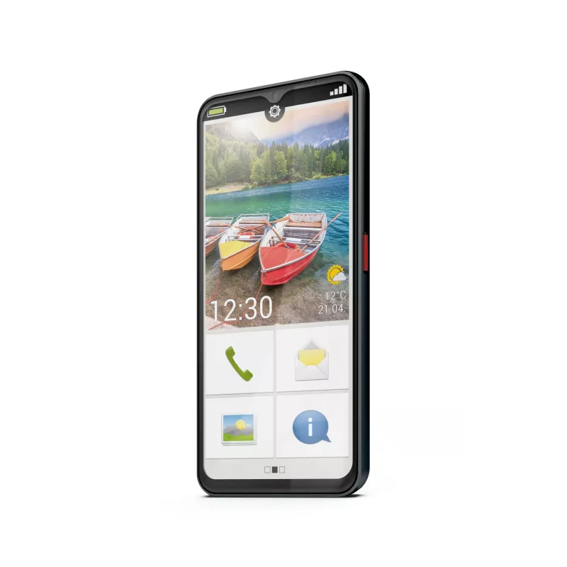 Emporia emporiaME6 16,7 cm (6,58 colio) viena SIM Android 13 5G USB Type-C 6 GB 128 GB 4900 mAh Juoda