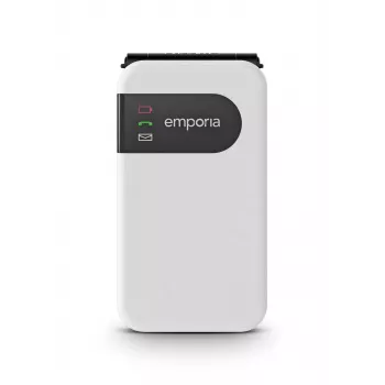 Emporia SIMPLICITYglam 7,11 cm (2,8 colio) 106 g Baltas sulankstomas telefonas senjorams
