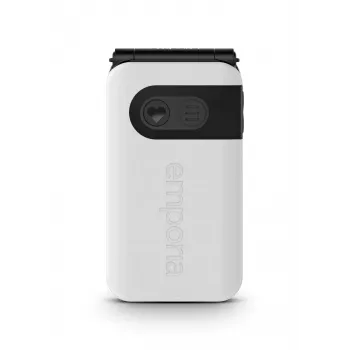 Emporia SIMPLICITYglam 7,11 cm (2,8 colio) 106 g Baltas sulankstomas telefonas senjorams