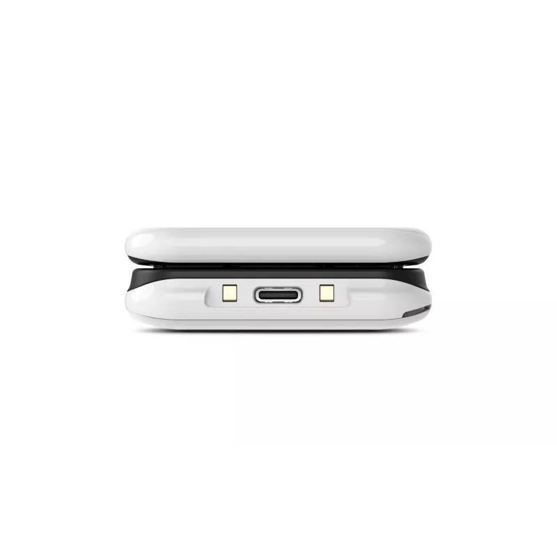 Emporia SIMPLICITYglam 7,11 cm (2,8 colio) 106 g Baltas sulankstomas telefonas senjorams