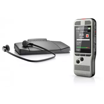 Philips DPM 6700 Flash card Silver diktofonas