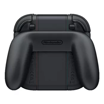 Nintendo Joy-Con 2 įkrovimo rankena, Nintendo Switch 2, valdiklio rankena, juoda, permatoma, plastikinė, Nintendo, Joy-Con 2