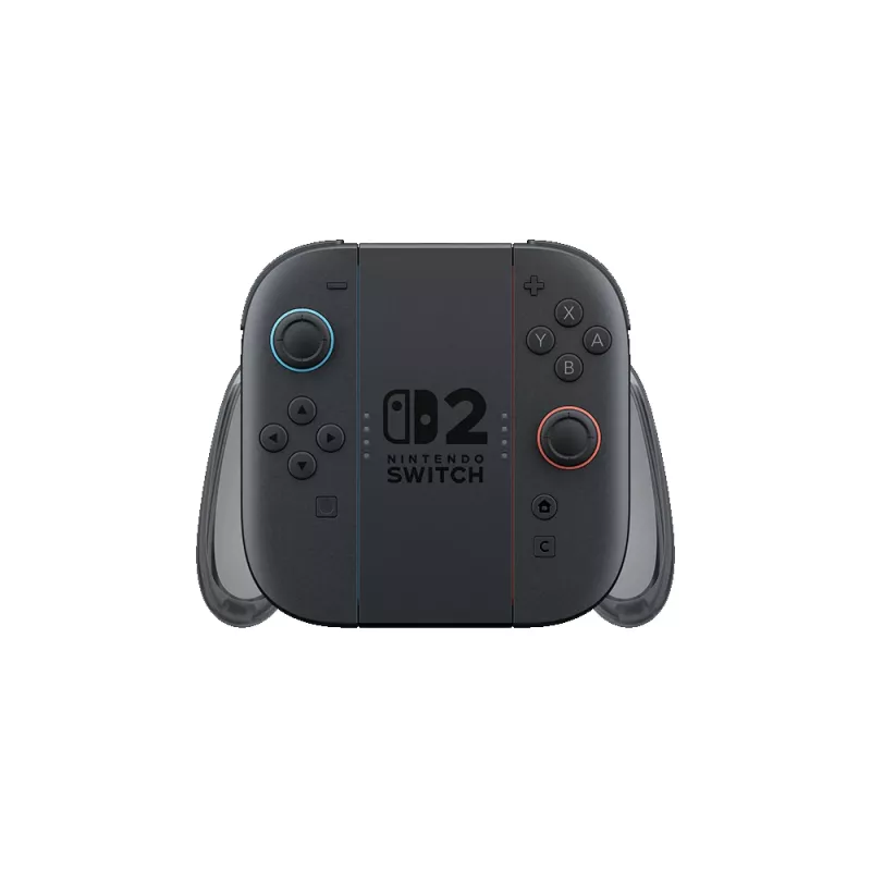 Nintendo Joy-Con 2 įkrovimo rankena, Nintendo Switch 2, valdiklio rankena, juoda, permatoma, plastikinė, Nintendo, Joy-Con 2