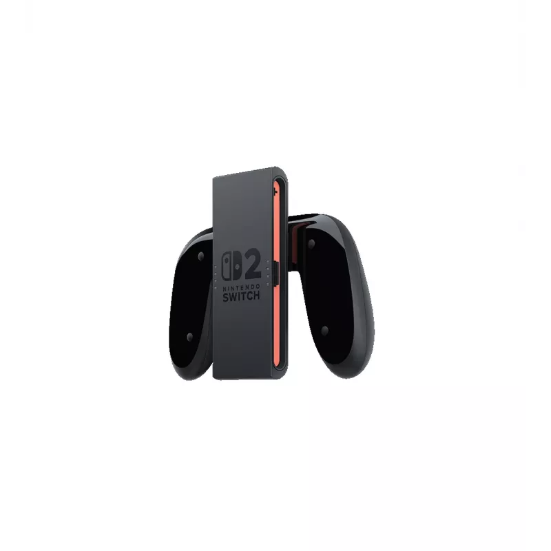 Nintendo Joy-Con 2 įkrovimo rankena, Nintendo Switch 2, valdiklio rankena, juoda, permatoma, plastikinė, Nintendo, Joy-Con 2