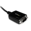 StarTech.com 1 pėdos USB į RS232 serijinį DB9 adapterio kabelis su COM išlaikymu