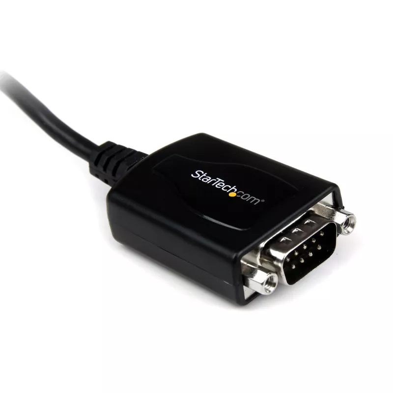 StarTech.com 1 pėdos USB į RS232 serijinį DB9 adapterio kabelis su COM išlaikymu