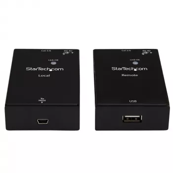 StarTech.com USB 2.0 ilgintuvas per Cat5e/Cat6 kabelį (RJ45) – iki 50 m – didelės spartos USB prievado ilgintuvo rinkinys – maitinamas – USB per Ethernet kabelio ilgintuvas – 480Mbps – metalinis