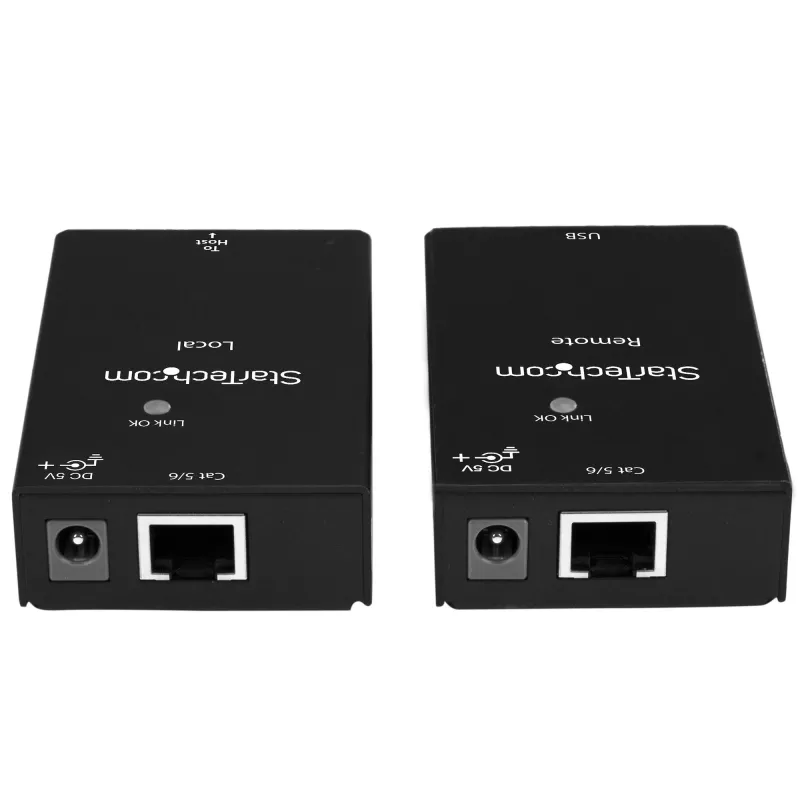 StarTech.com USB 2.0 ilgintuvas per Cat5e/Cat6 kabelį (RJ45) – iki 50 m – didelės spartos USB prievado ilgintuvo rinkinys – maitinamas – USB per Ethernet kabelio ilgintuvas – 480Mbps – metalinis