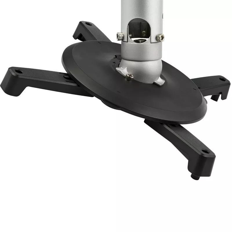 StarTech.com Universalus lubinis projektoriaus laikiklis – sunkiasvoris, reguliuojamo aukščio/atstumo stulpas 5–22,7 colio nuo lubų – 33 svarai (15 kg) – pakreipimas/sukimas – kabantis projektoriaus laikiklis su kronšteinu