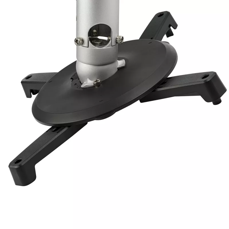 StarTech.com Universalus lubinis projektoriaus laikiklis – sunkiasvoris, reguliuojamo aukščio/atstumo stulpas 5–22,7 colio nuo lubų – 33 svarai (15 kg) – pakreipimas/sukimas – kabantis projektoriaus laikiklis su kronšteinu