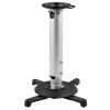 StarTech.com Universalus lubinis projektoriaus laikiklis – sunkiasvoris, reguliuojamo aukščio/atstumo stulpas 5–22,7 colio nuo lubų – 33 svarai (15 kg) – pakreipimas/sukimas – kabantis projektoriaus laikiklis su kronšteinu