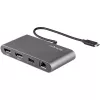 StarTech.com dviejų monitorių Thunderbolt mini dokas, 4K 60Hz DisplayPort, belaidis centras Windows ir Mac, Gigabit Ethernet, 1x USB-A (USB 5Gbps), 28 cm laidas