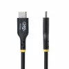 StarTech.com 3 m USB-C įkrovimo laidas, USB-IF sertifikuotas USB C kabelis, 240 W PD EPR, USB 2.0 Type-C nešiojamojo kompiuterio įkroviklio laidas, USB-C duomenų perdavimo kabelis, TPE apvalkalas, M/M
