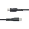 StarTech.com 1 m USB-C įkrovimo laidas 2 vnt., USB 2.0, 60W 3A Power Delivery, TPE apvalkalas, juodas