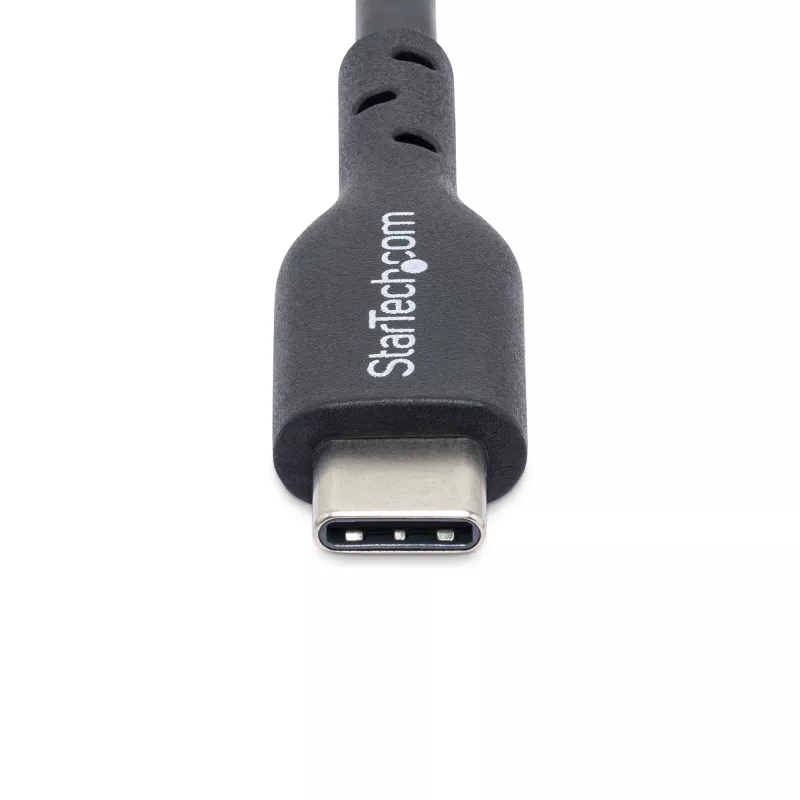 StarTech.com 1 m USB-C įkrovimo laidas 2 vnt., USB 2.0, 60W 3A Power Delivery, TPE apvalkalas, juodas