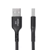 StarTech.com USB-A į USB-C įkrovimo laidas, 3 m, 3A, USB 2.0, TPE apvalkalas, juodas